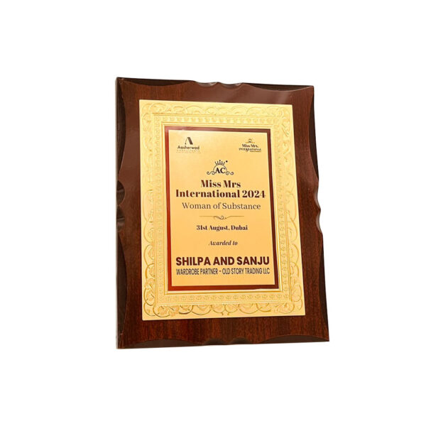 If you're looking for a wooden plaque trophy with a size of 8 x 10 inches in Nangloi, New Delhi, you can visit local trophy shops or contact suppliers who specialize in awards and plaques. Shri Nirpan Awards & Gifts, based on the description you provided earlier, seems like a great option. They have a long-standing reputation and might offer customized solutions that fit your needs.