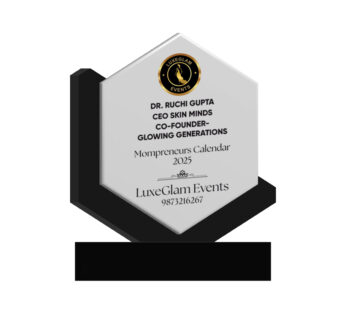 Hexagon Wooden Trophy with Custom Engraving
