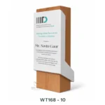 wooden trophy
